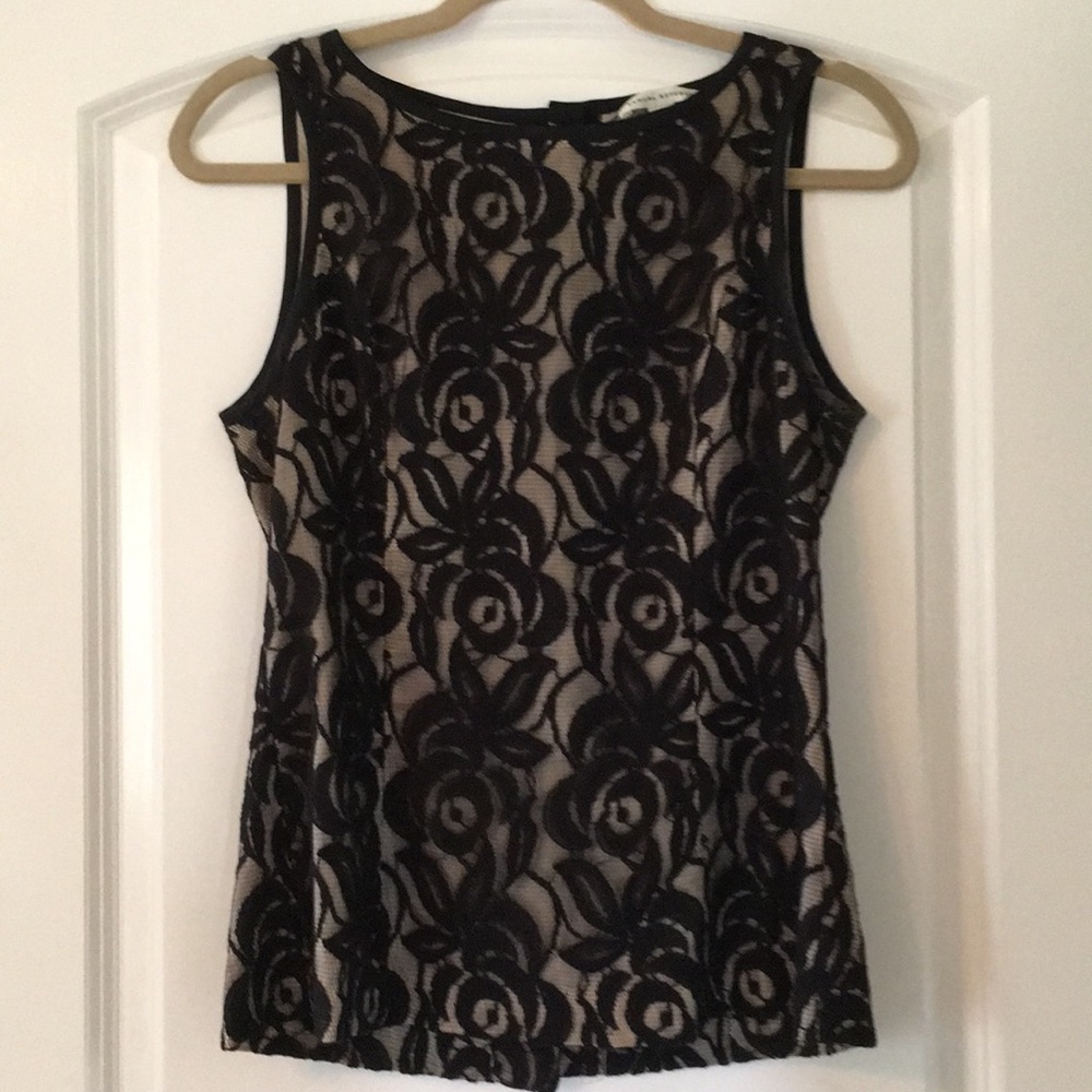 Black lace top